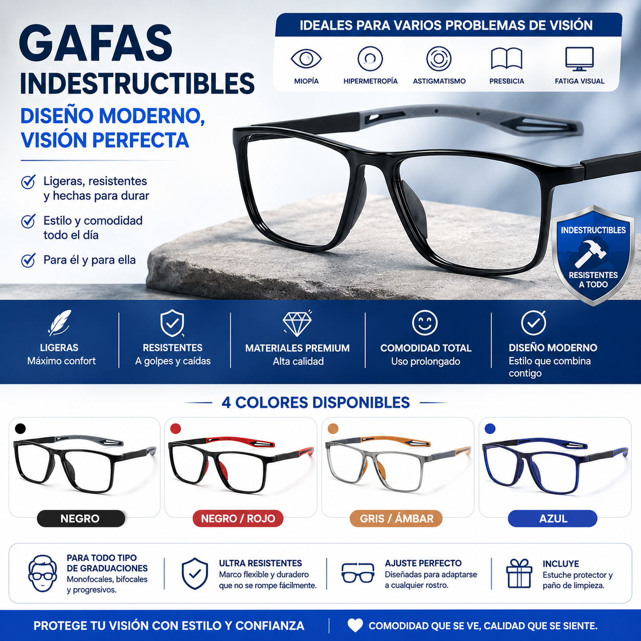 Lentes Fokus Inteligentes HD